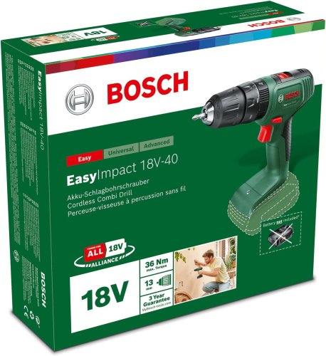 Trapano battente avvitatore Bosch Easy Impact 18V-40 (fornito senza batteria)