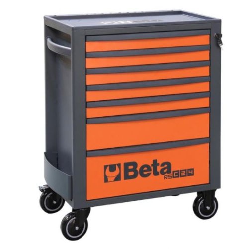 Carrello portautensili Beta RSC24 arancio (vuoto) - | 7 cassetti