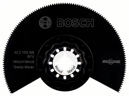 Lama segmentata Bosch Starlock BIM ACZ 100 BB taglio legno e metalli