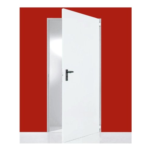 Porta tagliafuoco UNIVER Ninz verniciata bianco ral9002 - L x H (mm) 800x2050 - REI 60