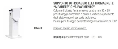 Supporto telescopico per elettromagnete OPERA 01740F