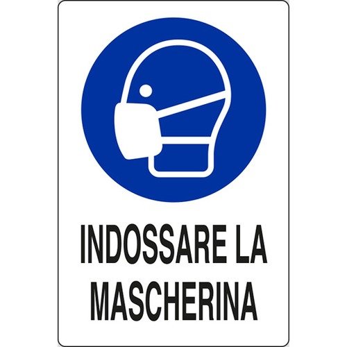 Indossare la mascherina - segnaletica Covid