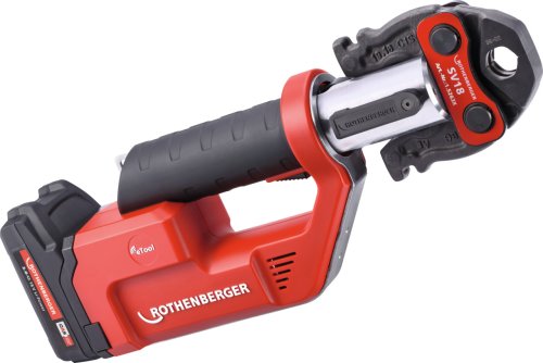 Pressatrice Rothenberger Romax Compact TT 12-40 mm, con batteria 18V 2Ah