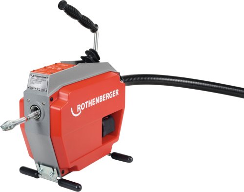 Disotturatore Rothenberger R600 VarioClean 18V/8 Ah + set utensili/spirali 16+22 mm