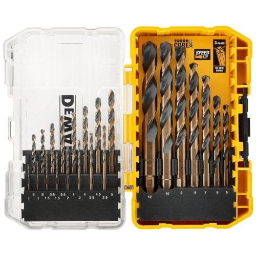 Serie 23 punte trapano HSS-G Dewalt DT70729-QZ foratura metallo, legno, plastica