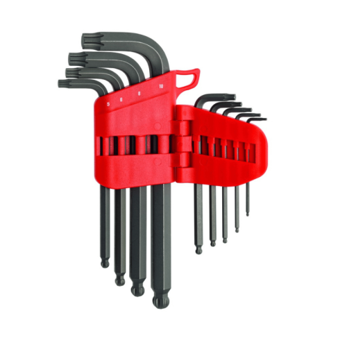 Serie 9 chiavi esagonali testa sferica profilo speciale X-Grip USAG 280X/S9