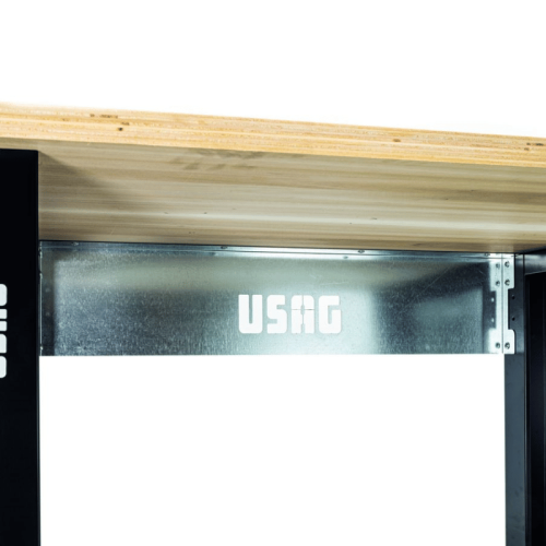 Banco da lavoro con piano in legno senza cassetti USAG 506TL (1m)