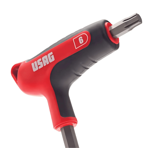 Serie 6 chiavi maschio esagonale impugnatura profilo X-Grip Usag 280 HX/SE6