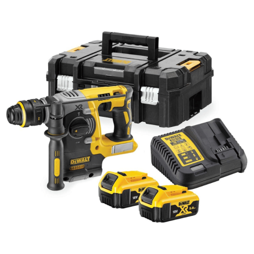 Dewalt DCK2005P2T-IT Kit trapano a percussione 18V + Tassellatore SDS Plus