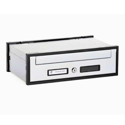 Casellario postale 4 cassette (SC5) a ritiro anteriore argento SILMEC 4B1-501.72