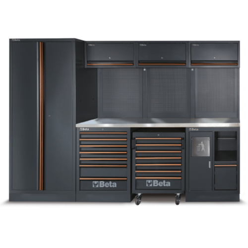 Arredo officina Beta C45PRO 2.0 X/268UT con assortimento 268 utensili - 045009158