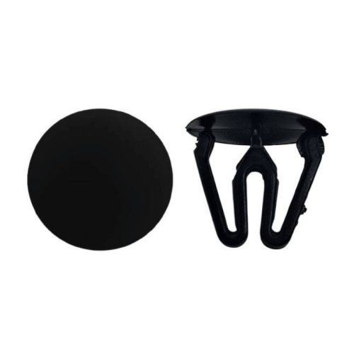 Tappo copriforo tondo in plastica nero Unifix Unipress - ø min-ø max mm 9,5-13,5