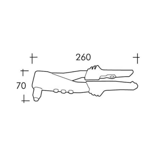 Rivettatrice manuale RIVIT RIV5 per rivetti da ø 2,4-4,8 mm