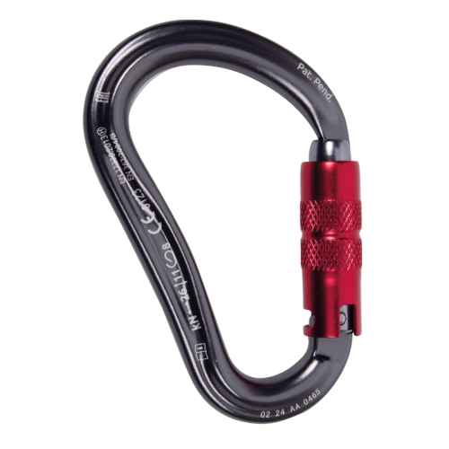 Moschettone HMS con alto carico di rottura CAMP ATOM 2LOCK 2922