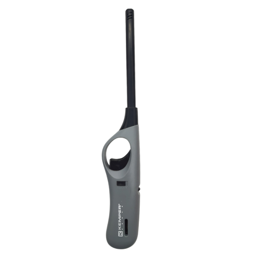 Accendigas beccuccio rigido ricaricabile piezo Kemper 1049D - colore grigio