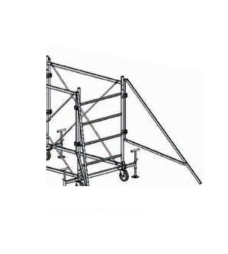 Set 4 staffe stabilizzatrici per ponteggio Marchetti System 100x180