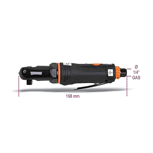 BETA 1921M2 - Cricchetto pneumatico compatto reversibile quadro 3/8"