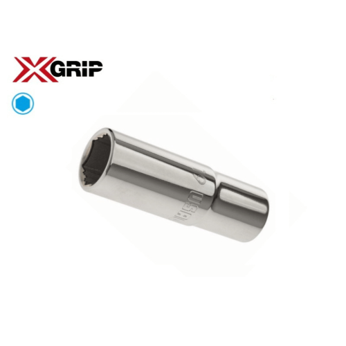Assortimento 12 bussole esagonali lunghe X-Grip Usag 235 1/2 XL/SE12