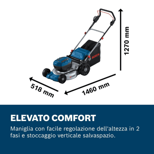Tosaerba rasaerba Bosch GRA 18V2-46 Professional | fornito senza batterie