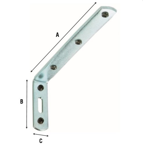 Reggi mensola a scomparsa CPF 12X80 N (20 Pz.)