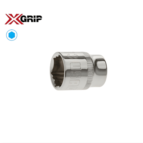 Assortimento 10 bussole esagonali X-Grip Usag 235 1/4 X/SE10