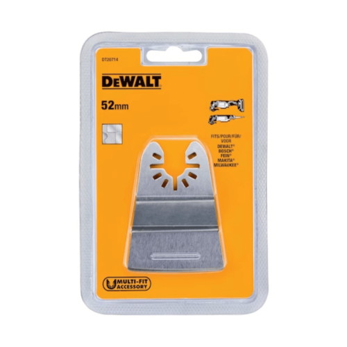 Dewalt DT20714-QZ raschietto rigido per utensile multifunzione mm 52x56