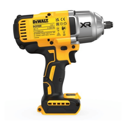 Avvitatore ad impulsi DEWALT DCF900NT-XJ 1/2" 18V XR fornito senza batteria