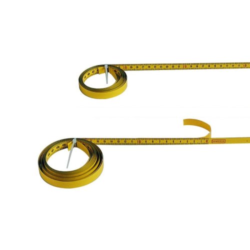 Nastro graduato Metrica in acciaio lettura da sx a dx - m 3