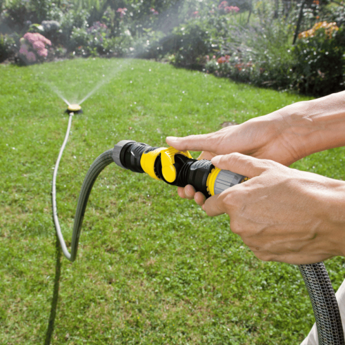 Raccordo Karcher per tubi irrigazione con rubinetto in linea