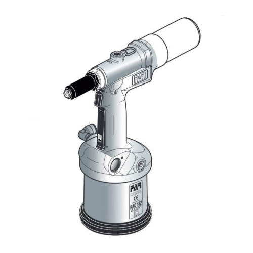 Rivettatrice oleopneumatica per rivetti a strappo FAR RAC 182