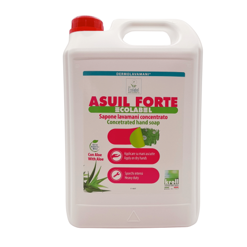 Detergente sapone lavamani concentrato Kroll Asuil Forte Ecolabel 5lt