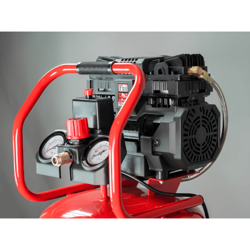 Compressore aria verticale 50 litri silenzioso 59dB Fini Siltek TB 50V/1,5 Hp