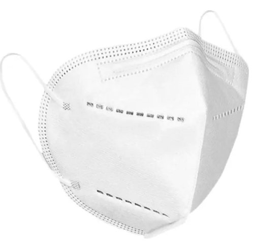 Mascherine FFP2 bianche con fascia elastica per nuca (5 pezzi)
