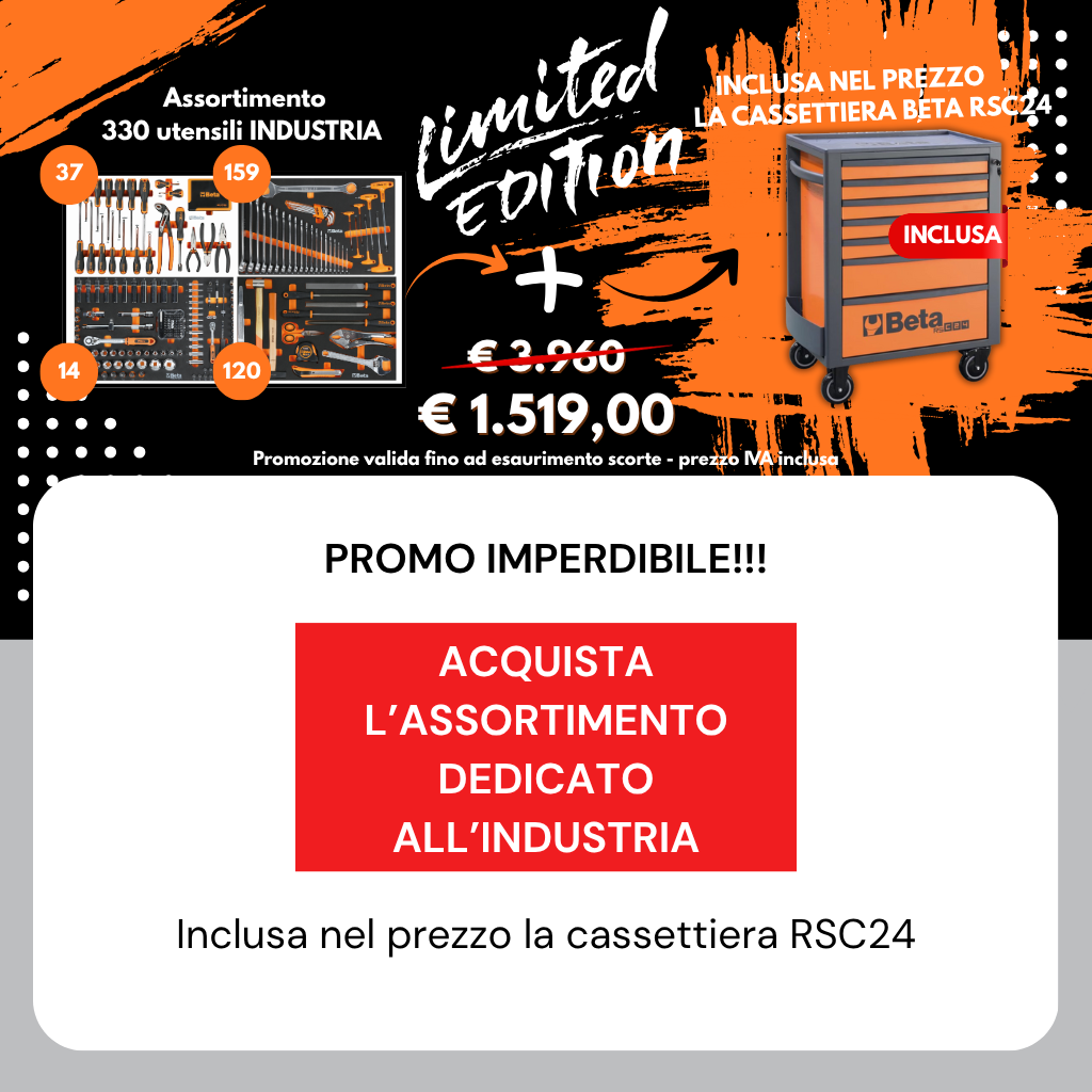 Promo BETA 330 utensili + carrello RSC24