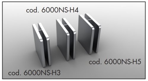 Giunzioni ad H per lastre policarbonato 6000NS-H - spessore 3 mm