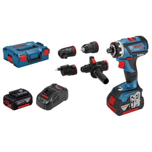 Trapano avvitatore Bosch Professional GSR 18V-60 FC doppia batteria 5Ah