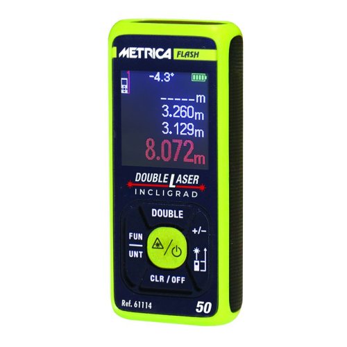 Distanziometro METRICA DOUBLE LASER INCLIGRAD