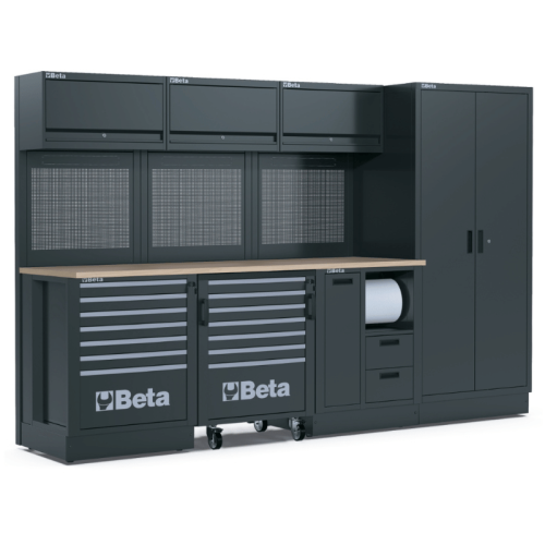 Arredo officina Beta RSC50 2.0 FW/411UT con assortimento 411 utensili - 050001098