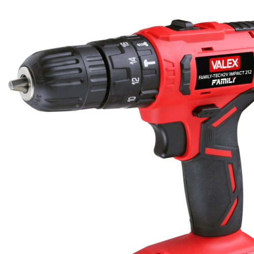 Trapano Avvitatore 12V 2x1,3Ah Valex FAMILY-TECH2V IMPACT 212