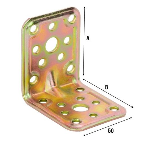 Giunzione angolare acciaio tropicalizzato Aldeghi 771AT - mm 40x40