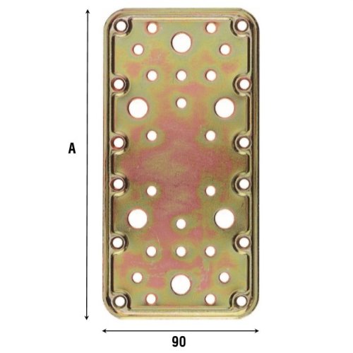 Giunzione diritta in acciaio tropicalizzato Aldeghi 774AT