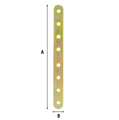 Giunzione diritta in acciaio tropicalizzato Aldeghi 778AT - mm 100x20