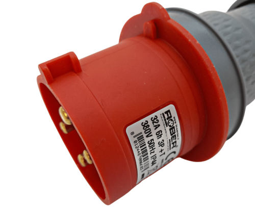 Spina elettrica industriale CEE rossa 3P+T 32A 380V IP44