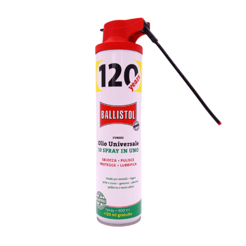 Olio universale spray 10 in 1 Ballistol 400 ml + 120 ml Gratis