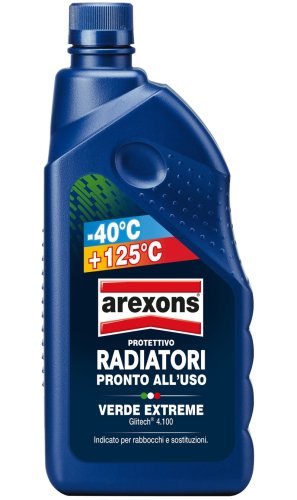 Liquido refrigerante verde per radiatori autoveicoli Arexons 1 litro