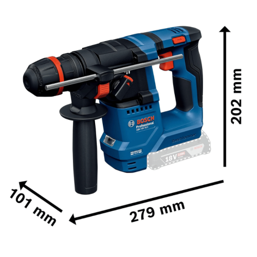 Martello perforatore Bosch GBH 18V-18 X ONE CHUCK SDS PLUS | fornito senza batteria