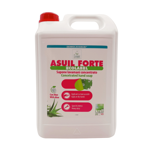 Detergente sapone lavamani concentrato Kroll Asuil Forte Ecolabel 5 litri