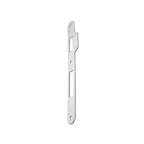 AGB B00590.11.34 contropiastra serratura mm 22x238 bordo tondo cromato opaco