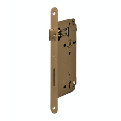 Serratura ad incasso bronzata per porte in legno AGB B00591 - E mm 40