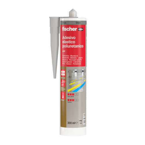 Adesivo sigillante poliuretanico elastico Fischer ASP 310 Grigio 300ml
